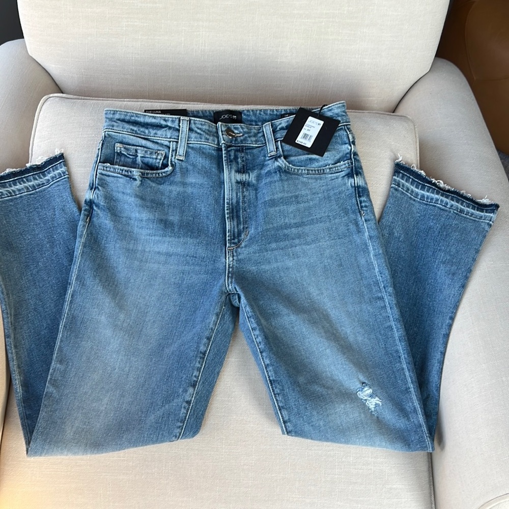 Joe’s Jeans The Luna, Flawless High Rise Cigarette Ankle Jeans, SZ 30, $248 Rose